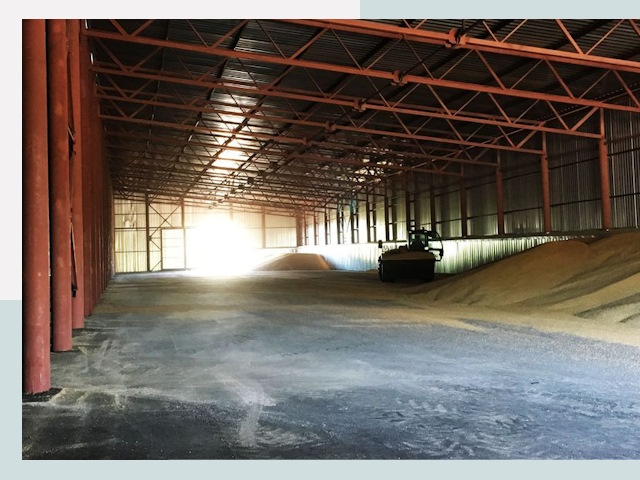 Строительство зернохранилищ в Георгиевске