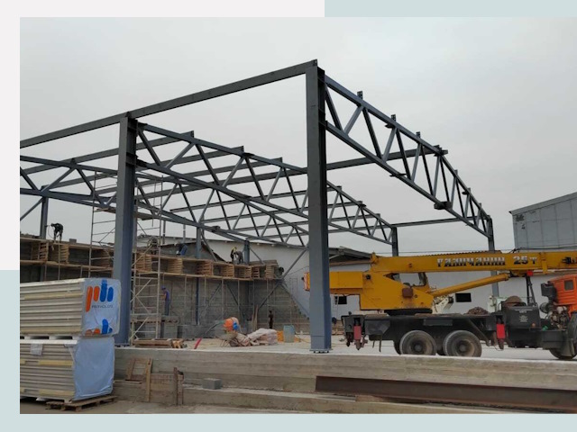 Строительство цехов в Георгиевске