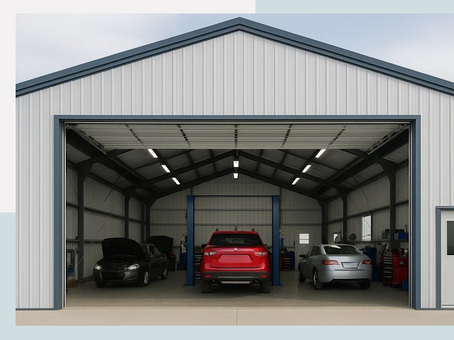 Ангары из сэндвич панелей от 618 руб. в Георгиевск