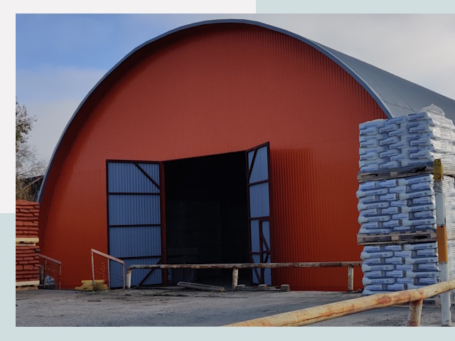 Полукруглые ангары по цене от 618 руб. в Георгиевск