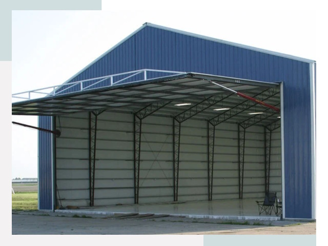 Прямо стенные ангары в Георгиевске