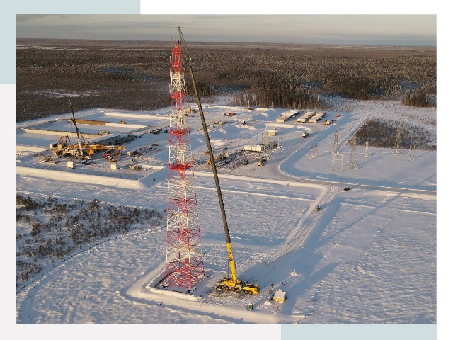 Мачты связи в Георгиевске