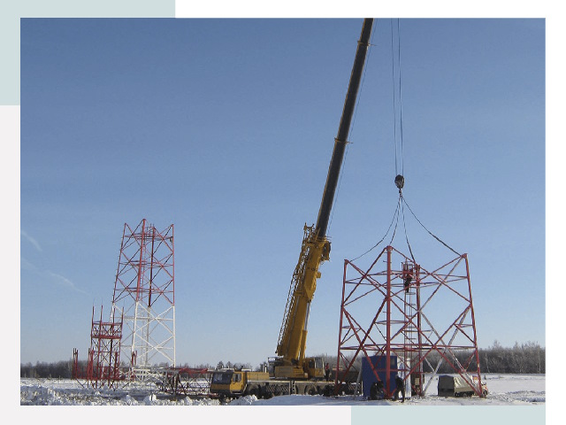 Монтаж вышек связи в Георгиевске