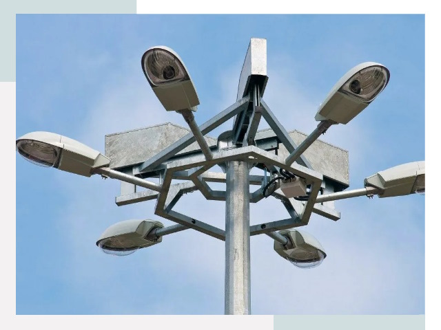 Монтаж осветительных мачт в Георгиевске