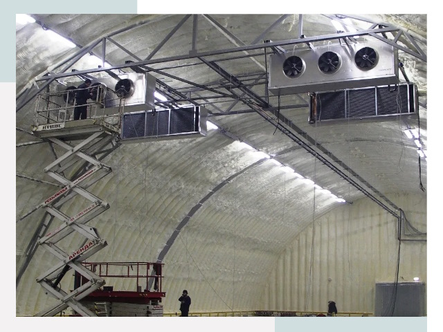 Оснащение ангаров в Георгиевске