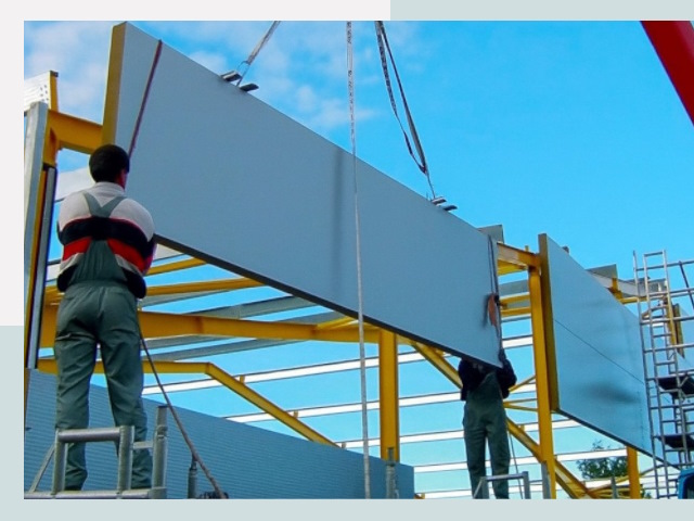 Монтаж сэндвич-панелей в Георгиевске от 618 руб.