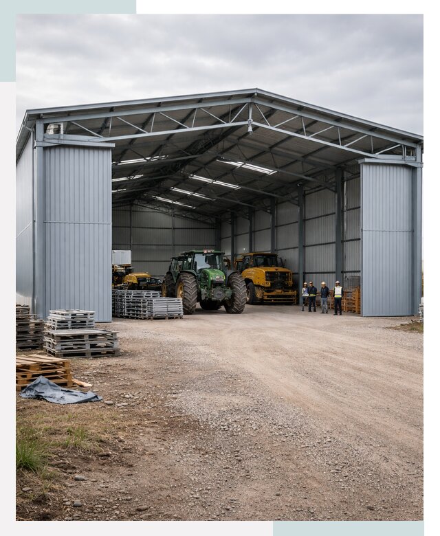 Ангары для сельхозтехники в Георгиевске от 20614 р. | СтальСтрой-Грг