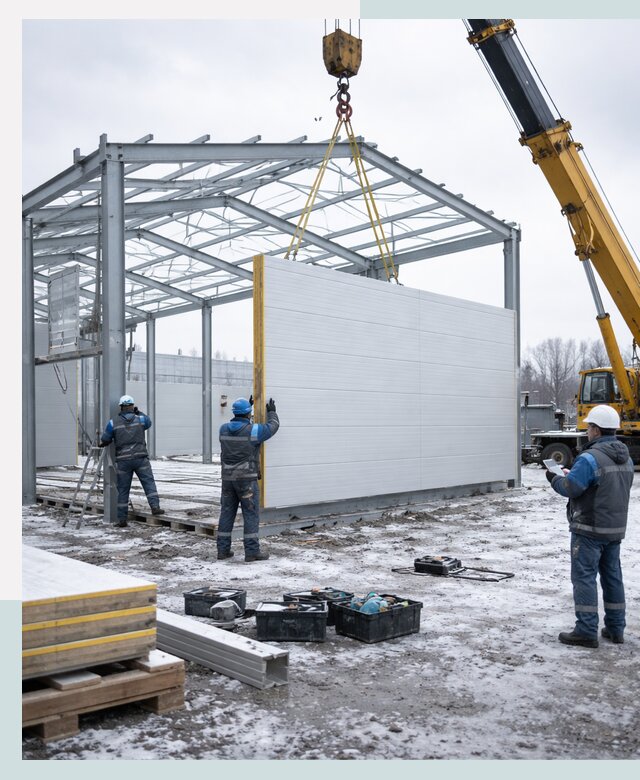 Строительство холодильных складов под ключ в Георгиевске