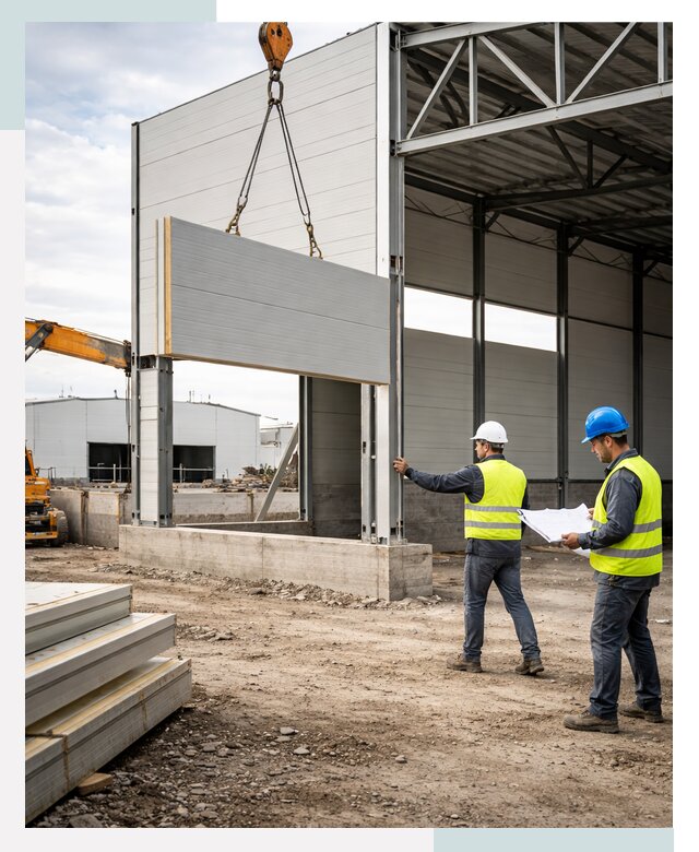 Склад из сэндвич панелей под ключ в Георгиевске от 9792 р. | СтальСтрой-Грг