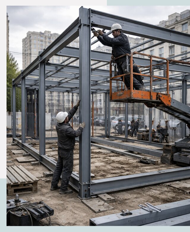 Строительство и монтаж торговых павильонов под ключ в Георгиевске