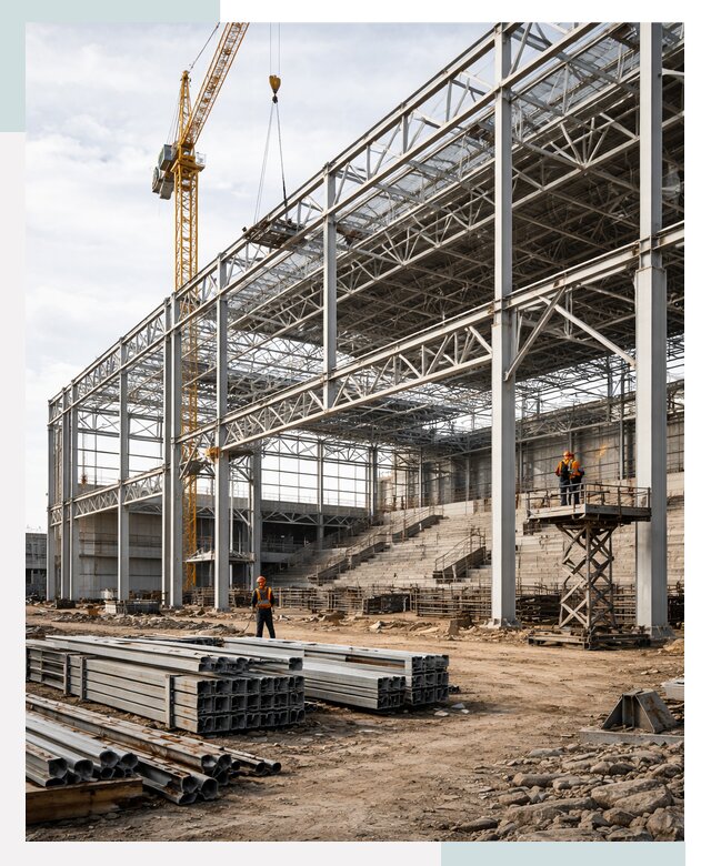 Строительство спортивных комплексов в Георгиевске от 30921 р. | СтальСтрой-Грг